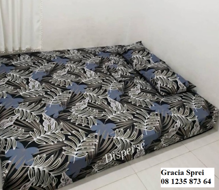 <p>Sprei Disperse Daun dengan ukuran 120, 160 dan 